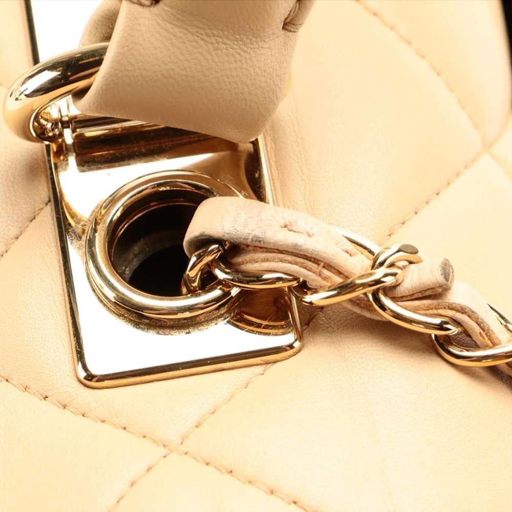Chanel Lambskin Beige Medium Trendy CC Top Handle Bag - Picture 10 of 13